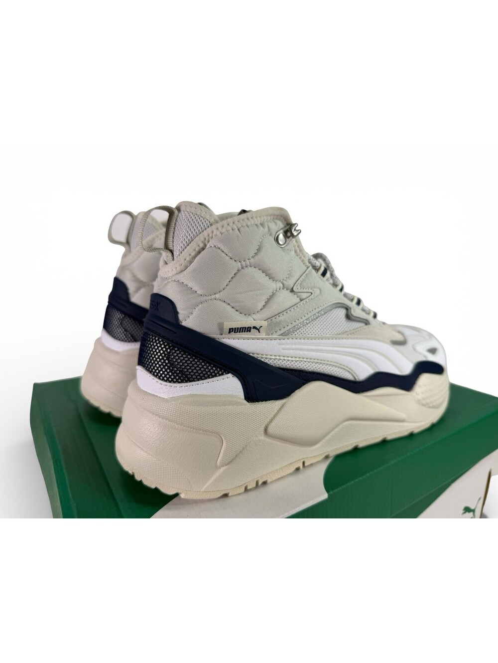 PUMA RS-X Hi Top Sneaker Boot ALPINE SNOW 392718 04 Men's Shoe Size 12 - Picture 8 of 9